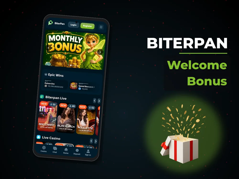 BiterPan - Welcome Bonus