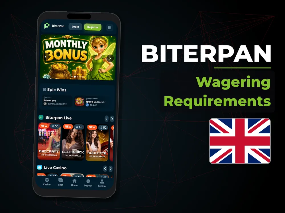 BiterPan - Wagering Requirements