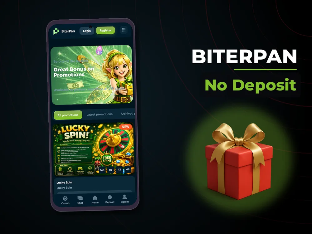 BiterPan - No Deposit